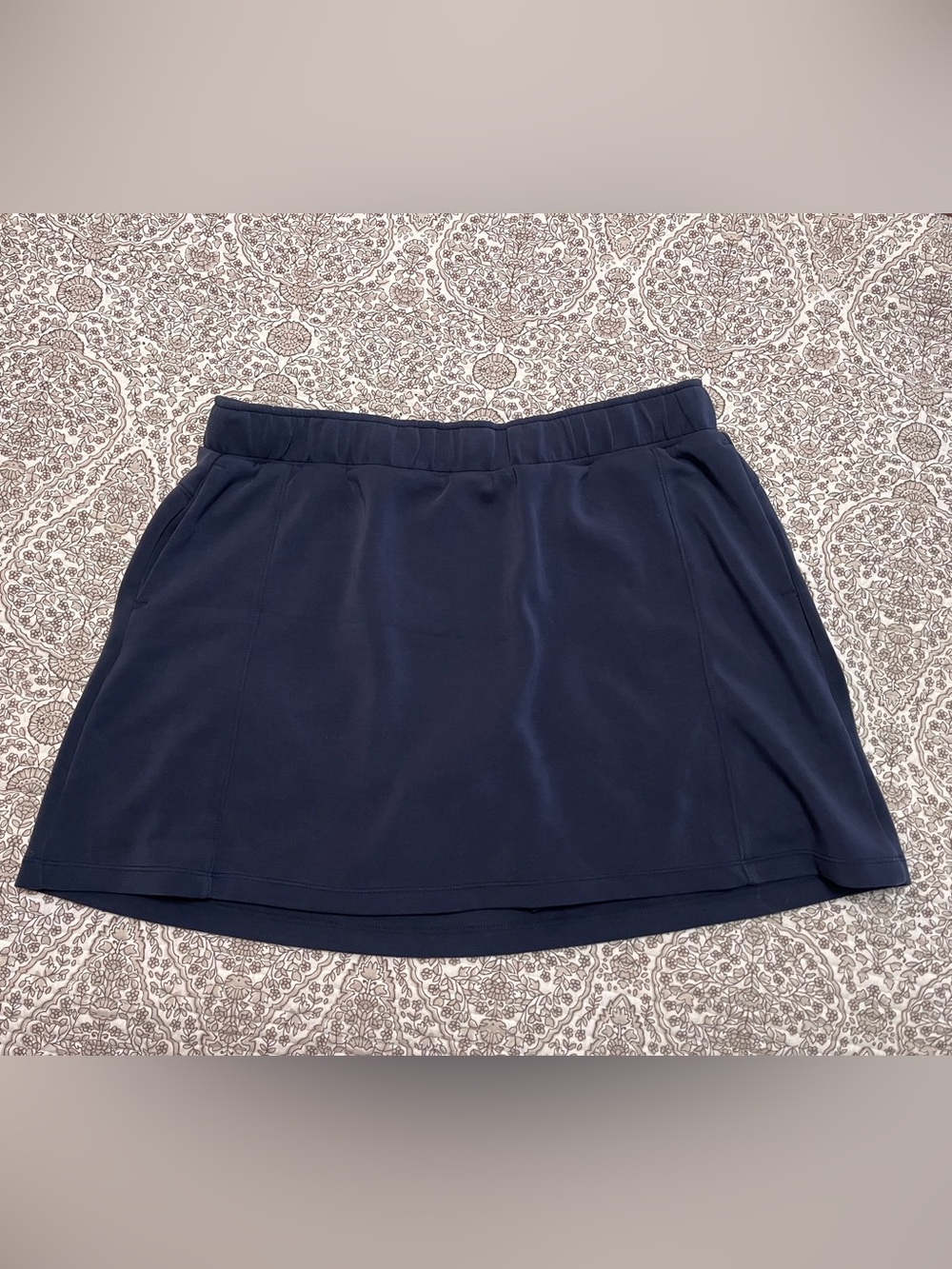 Mondetta Dark Navy Athletic Skort with Elastic Waist